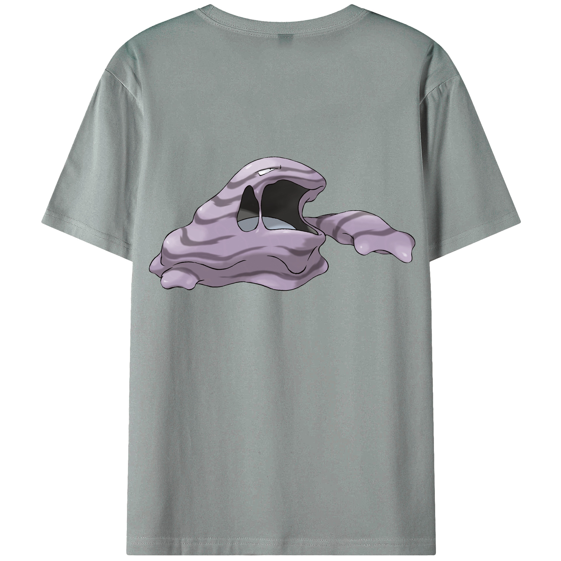 （画像用） ポケットモンスター Pokémon 綿100％ メンズ半袖Tシャツ（バックプリント） 通気性